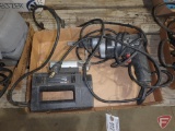 Skil 6906 drywall screwdriver, Black & Decker jig saw, both 120V