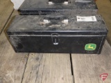 John Deere tractor tool box