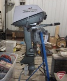 Johnson 6HP outboard boat motor, model CD-24D, sn J278636