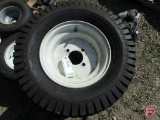 (1) 20x10.00-10 Carlisle Turf Saver tire and rim, 4-bolt 4