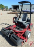 Toro Greensmaster 3250D 3WD diesel triplex greens mower with ROPS and headlights, 3605 hrs