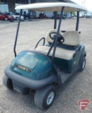 2014 Club Car Precedent green electric golf car with roof, ball washer