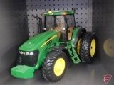 John Deere replica 7920 replica tractor with dual wheels, plastic/die cast