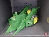 Ertl replica John Deere 4020 diesel tractor with John Deere 237 corn picker and