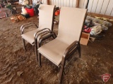 (4) Patio chairs
