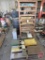 Contents of pallet: Wood shelving, 24