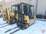 1993 Hyster S50XL LP gas forklift, 6418hrs showing, 83/188 triple stage mast, full free lift