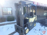 1999 Daewoo LP gas forklift, 8661hrs showing, 83/188 mast, full free lift, side shift