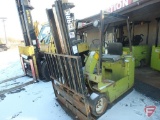 Clark TW40 36v electric forklift, 3400hrs showing, 83/189 triple stage mast, full free lift