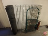 Step stool, wire grating, pickup bed mat