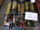 (6) Forklift hydraulic cylinders