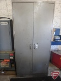 2-Door metal cabinet, 36