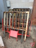 (13) Assorted forklift load backrests