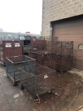 (6) Wire crates/baskets