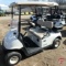 2016 EZ-GO RXV electric golf car with canopy, windshield, and cooler; white, sn 5398096