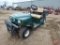 EZ GO Workhorse 800 gas utility vehicle, 1868 hours, push bar, headlights, manual dump box