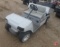 1993 Club Car Carryall gas utility vehicle with electric dump box, not running, 5227 hours