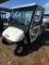 2008 EZ-GO electric golf with cab enclosure and flatbed, white, 876 hours