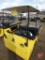 2016 Cushman Titan electric utility vehicle with canopy, 620 hours, yellow,