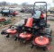 Jacobsen AR-522 4WD 5-deck rotary mower, sn T55098-01934, ROPS, 2,377 hrs.