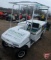 1992 EZ-GO Textron model BC-660 gas beverage car with canopy, white, 3 coolers, wastebasket