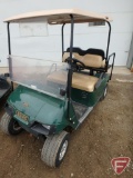 2007 EZ-GO TXT electric golf car with canopy and rear seats, green