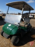 2008 Yamaha electric golf car with canopy and windshield, green, sn JW2-102697