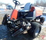 Jacobsen Textron LF 3400 2WD 5-gang reel mower, Kubota V1305 diesel engine, 5,341 hrs