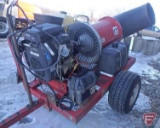 Buffalo Turbine Turbulent Air debris blower trailer, model KB, Kohler CH20S gas engine, sn 7526