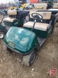 2002 EZ-GO Workhorse 1000 electric utility vehicle with manual dump box, green, sn 1548791