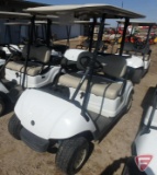 2010 Yamaha YDRA gas golf car with canopy and cooler; white