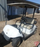 2010 Yamaha YDRA gas golf car with canopy and cooler: white