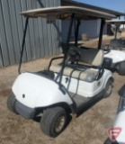 2010 Yamaha YDRA gas golf car with canopy and cooler: white