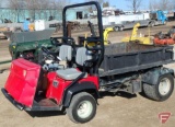 1994 Toro Workman diesel utility vehicle, hydraulic dump box, 6,099 hrs, ROPS, sn 07205-40161