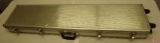 Aluminum gun case with wheels, 52