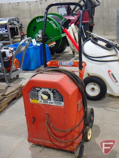 Lincoln Electric welder 225amp AC and 2-wheel conversion cart
