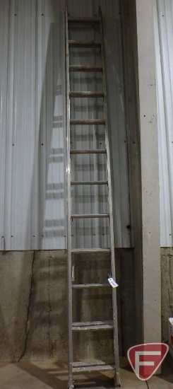 17 ft 11" Werner Saf-T master aluminum extension ladder