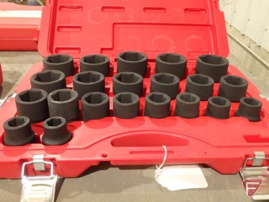 T&E Tools 21pc 3/4" drive SAE impact socket set, No. 97521A