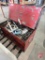 Craftsman tool box with contents; drill bits, files, battery tools, tubing flaring tool