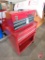 Husky tool chest on Craftsman tool cart, bolt cutter, ratchets