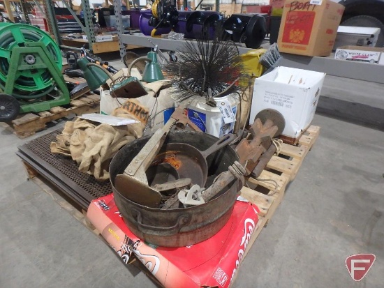 Soffit material, old horns, window weights, fans, chimney sweep, and more