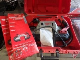 Milwaukee 6232-21 electric hand held band saw with bands and case