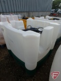 120 gallon chemical tank with Shurflo 12v pump