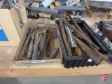 Auto body hammers, pry bars, Auto body dollies and spoons; (2) boxes