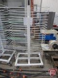 50-slot drying rack on casters