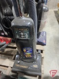 (4) upright vacuums: Bissell LIft-off Turbo, (2) Hoovers, and Shark