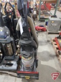 (4) upright vacuums: Eureka, Hoover, (2) Bissels