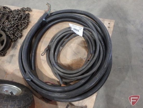 (3) rolls of heavy duty gauge wire; some with connecting ends