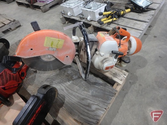 Stihl TS350 Saw with extra blade