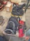 Stinger wet/dry vacuum, knee pads, and Dirt Devil hand vacuum